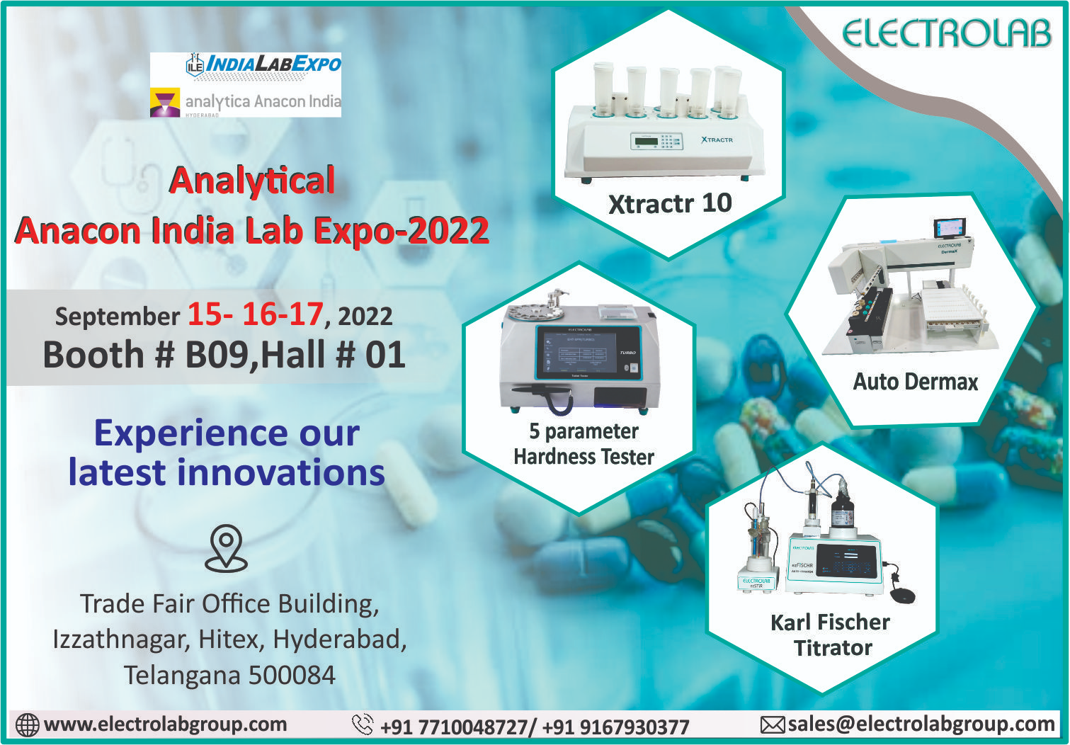 Analytical Anacon India Lab Expo,Hyderabad