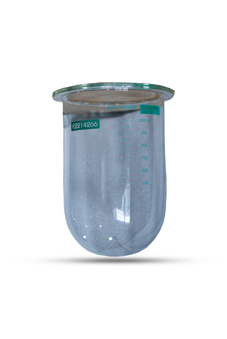 1000ml Laser Marked Apex Vessel Clear