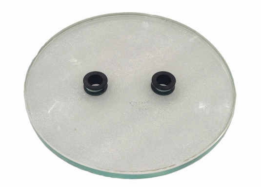 ELT-101201 12 mm Round P. glass Plate for 300 mm Dia Dessicator 5001A00022