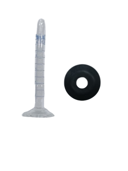 ETD-1020 Measuring Cylinder 10 ml Class A with Certificate and Adapter