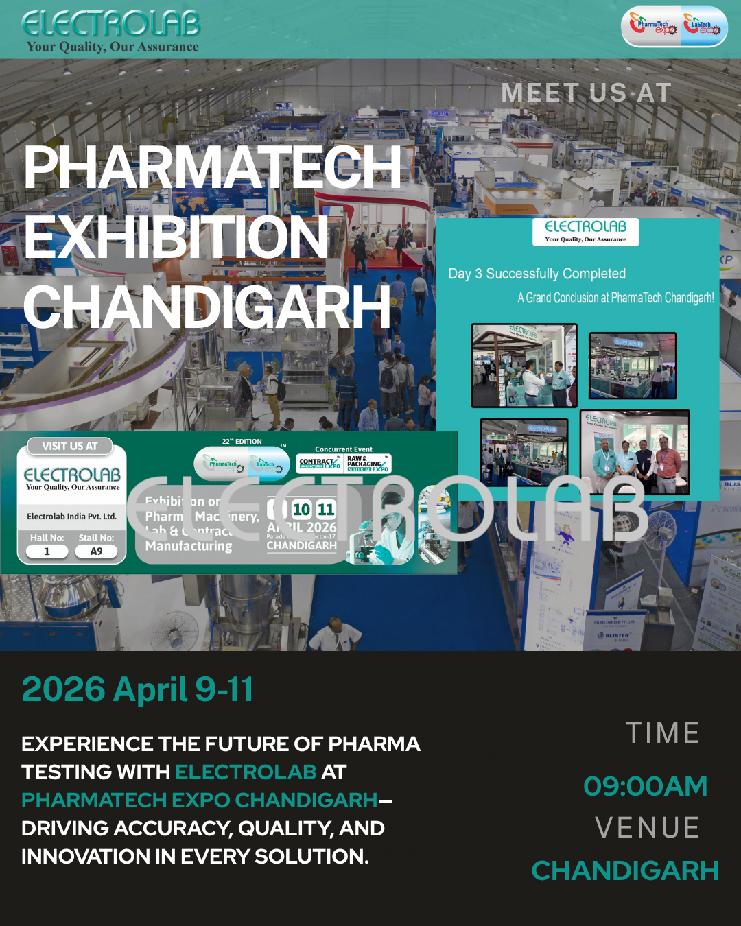 Electrolab at PharmaTech Exhibition Chandigarh 2026